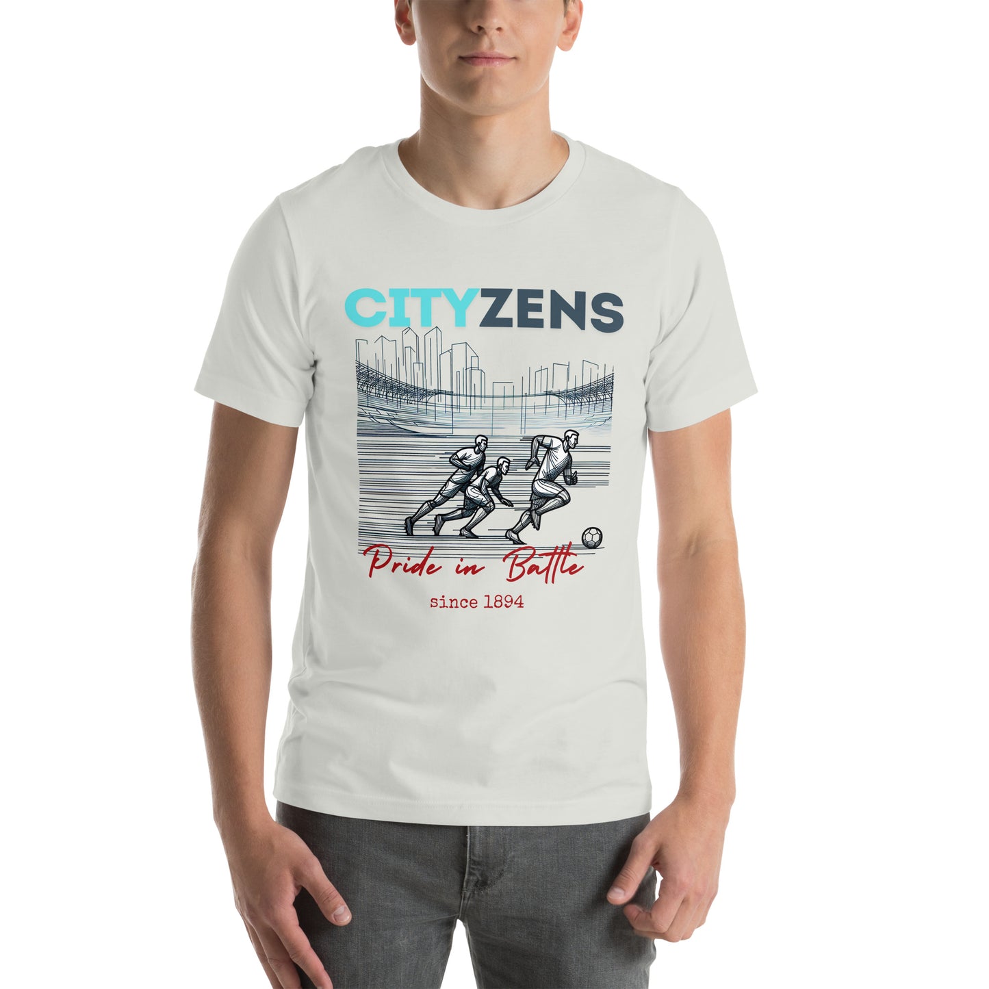 MAN CITY FANS T-shirt PRIDE IN BATTLE CITYZENS