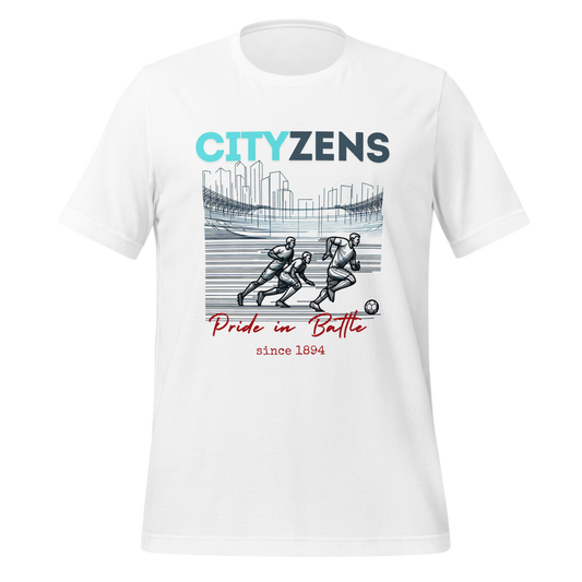 MAN CITY FANS T-shirt PRIDE IN BATTLE CITYZENS